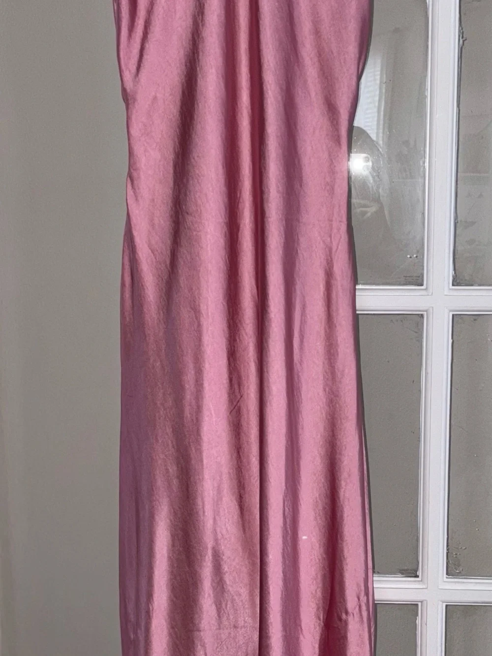 Joie Dusty Rose Satin Maxi Slip Dress - Picture 6 of 6